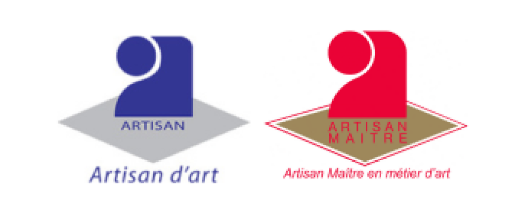 Logo artisanat d'art et artisan maître en métier d'art
