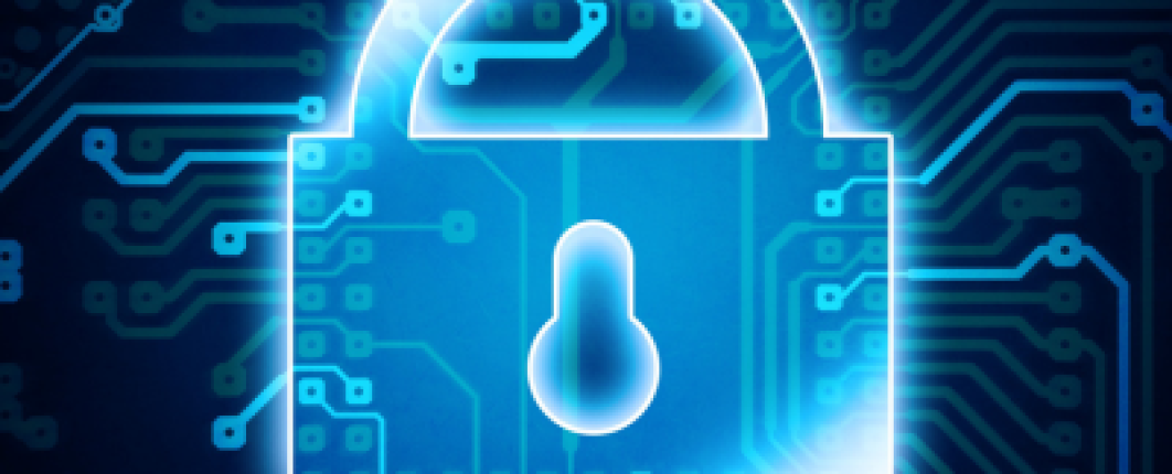 image d'un cadenas avec des effets numériques