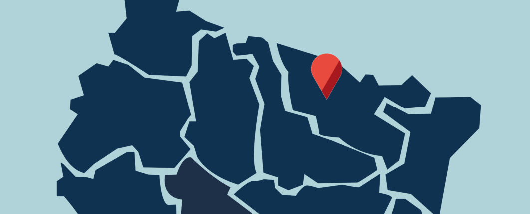 carte Grand Est localisant le siège