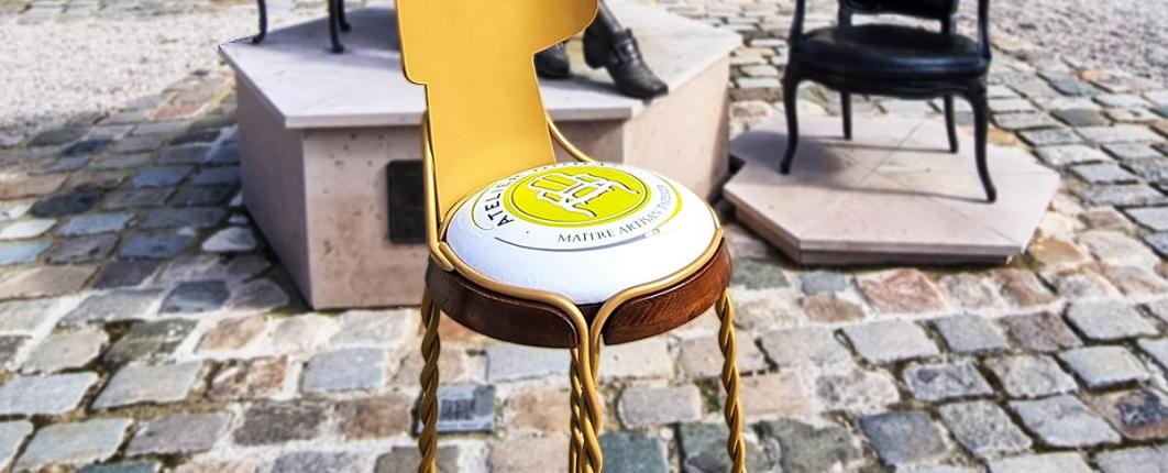 Chaise bouchon de champagne