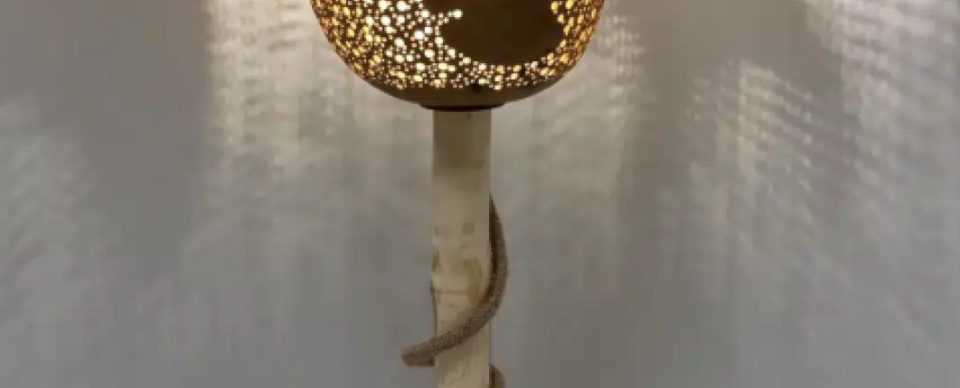 Lampe feuilles de Gynkgo