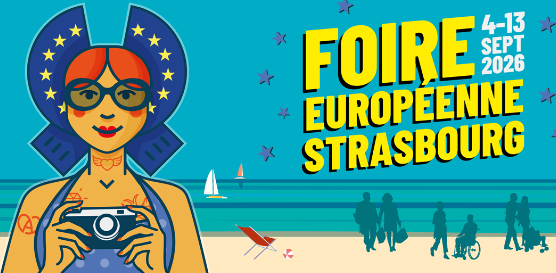 Visuel d'invitation Foire Européenne Strasbourg 2026
