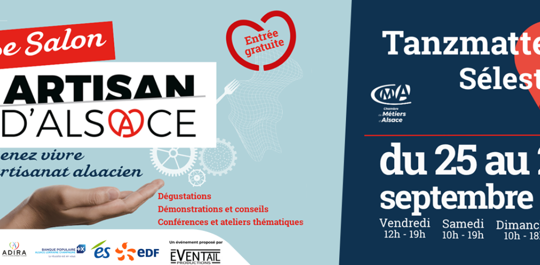 Flyer invitation Salon Artisan Alsace 2026