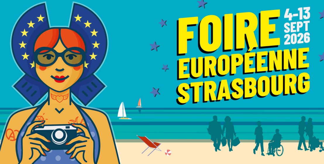 Visuel d'invitation Foire Européenne Strasbourg 2026