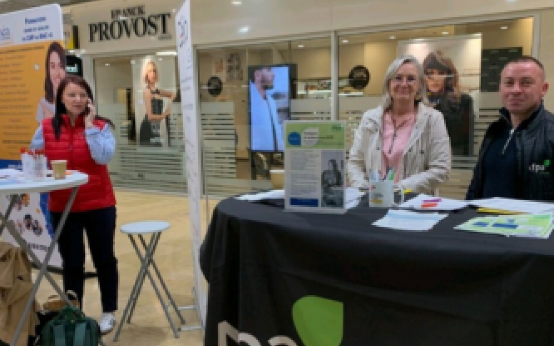 Stand des partenaires au RDV Reconversion