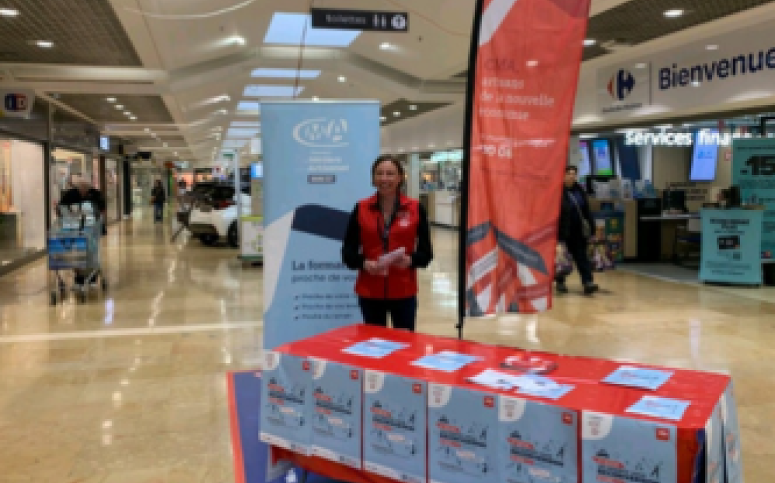 Stand de la CMA Grand Est Ardennes au RDV Reconversion