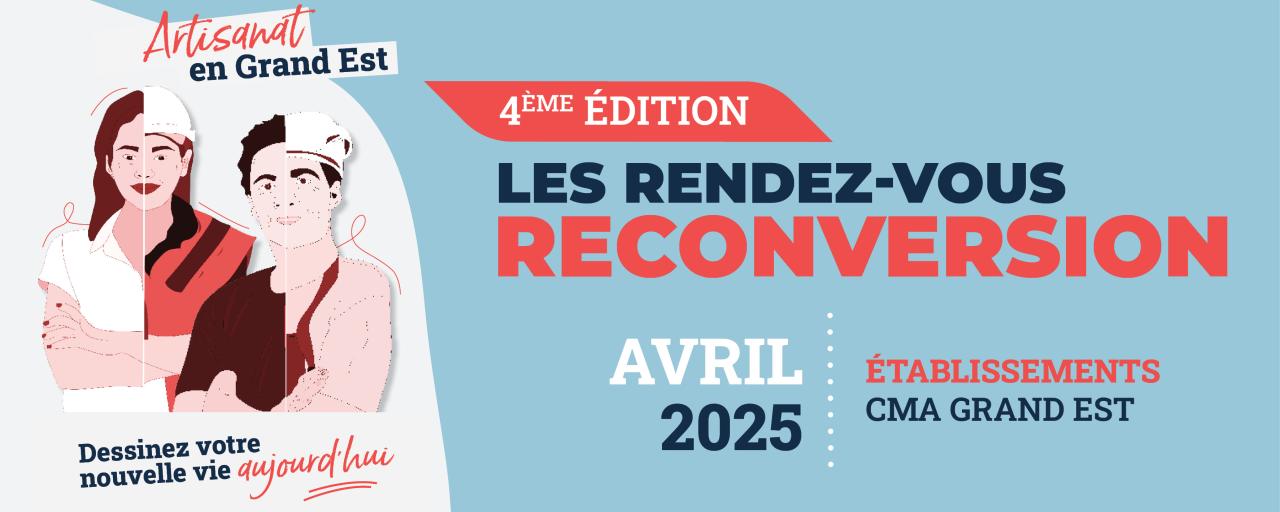 Visuel des Rendez-vous Reconversion