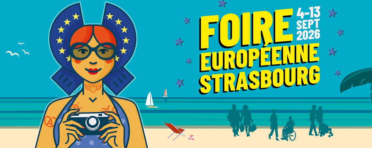 Visuel d'invitation Foire Européenne Strasbourg 2026