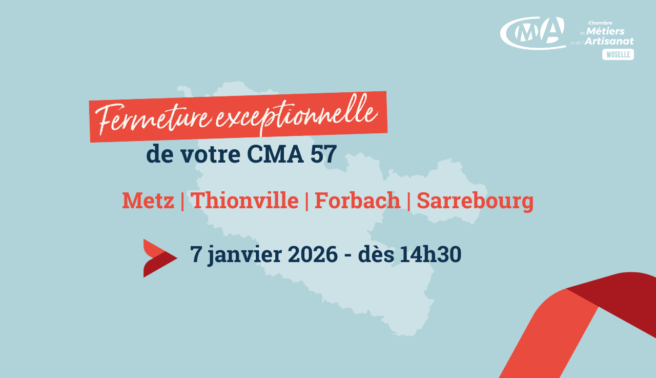 Fermeture exceptionnelle