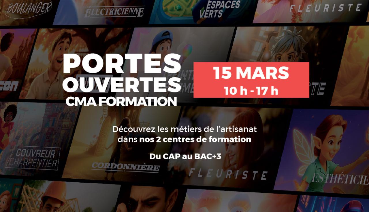 CMA Formation Journée Portes Ouvertes 2026