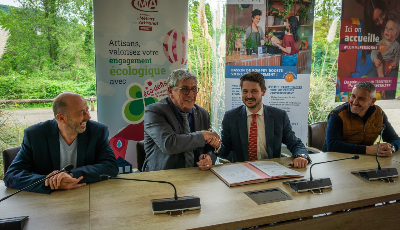 Eco Défis signature CMA et ville de Pompey