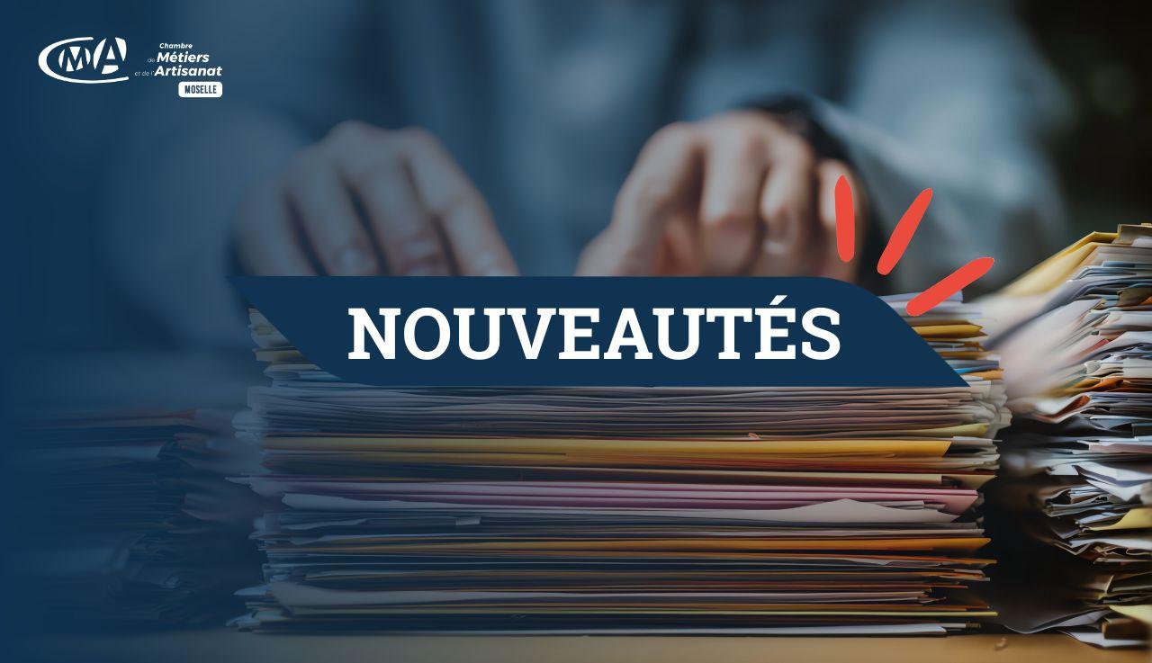 Nouveautés ERP