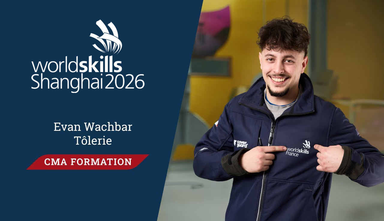 Photo d'Evan Wachbar sélectionné pour les WorldSkills Shangai 2026