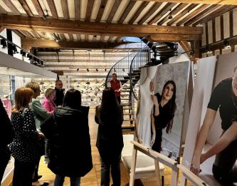 Inauguration de l'exposition à la MOPO de Troyes