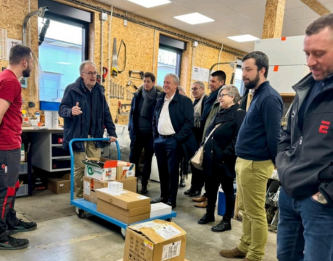 Visite de Joel Fourny dans les vosges
