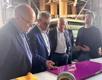 Visite de Joel Fourny en haute marne