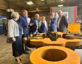 Visite de Joel Fourny en haute marne