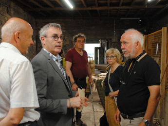 Le president de la CMA Grand Est en visite dans une entreprise artisanale des Vosges 