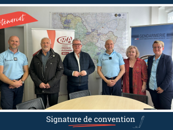 visuel actu signature de convention gendarmerie