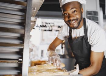boulanger souriant