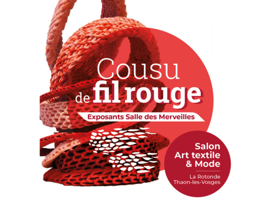 affiche salon cousu de fil rouge Thaon-lès-Vosges