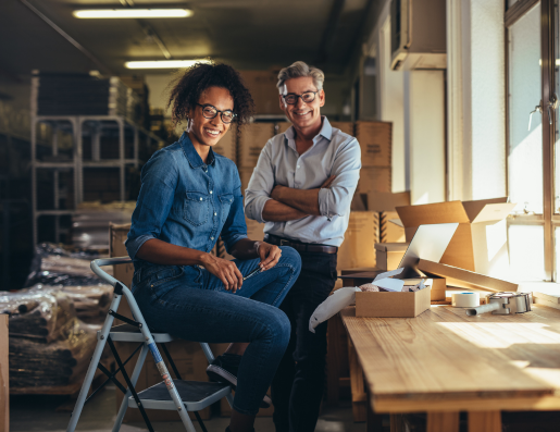 Deux artisans créateurs repreneurs d'entreprise