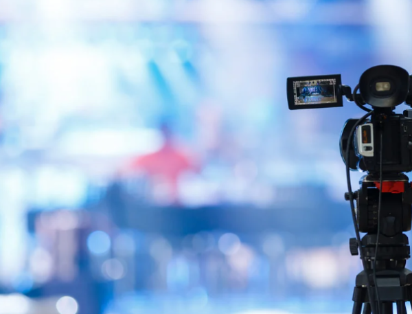 image de tournage avec une caméra