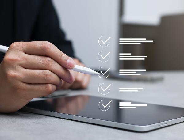 Recherche sur tablette