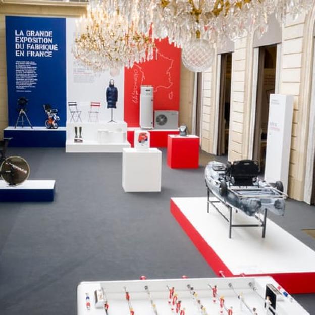 Photo de l'exposition Grande Exposition du Fabriqué en France 2024 à l’Élysée