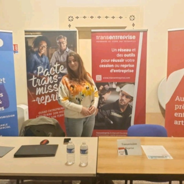 Stand de la CMA pour RDV Reconversion CMA AUbe