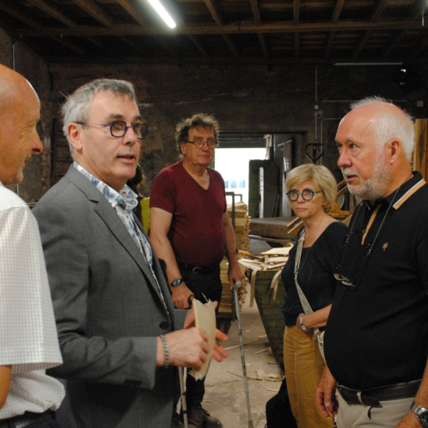 Le president de la CMA Grand Est en visite dans une entreprise artisanale des Vosges 