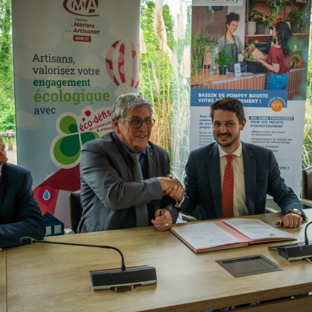 Eco Défis signature CMA et ville de Pompey