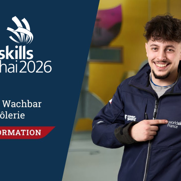 Photo d'Evan Wachbar sélectionné pour les WorldSkills Shangai 2026