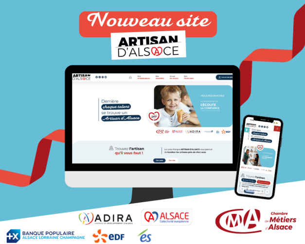 Nouveau site de la marque Artisan d'Alsace