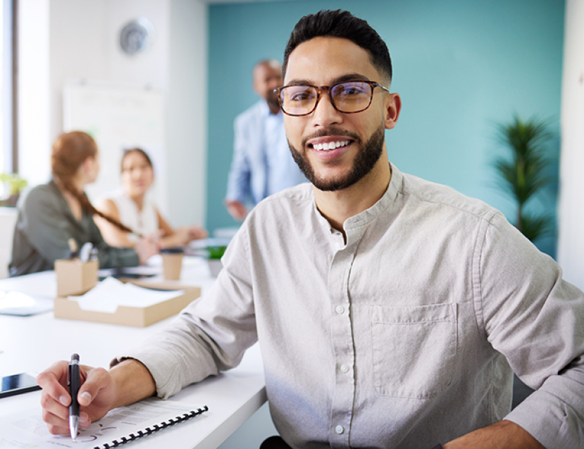 Photo d'un étudiant en BTS management commercial à CMA Formation Mulhouse